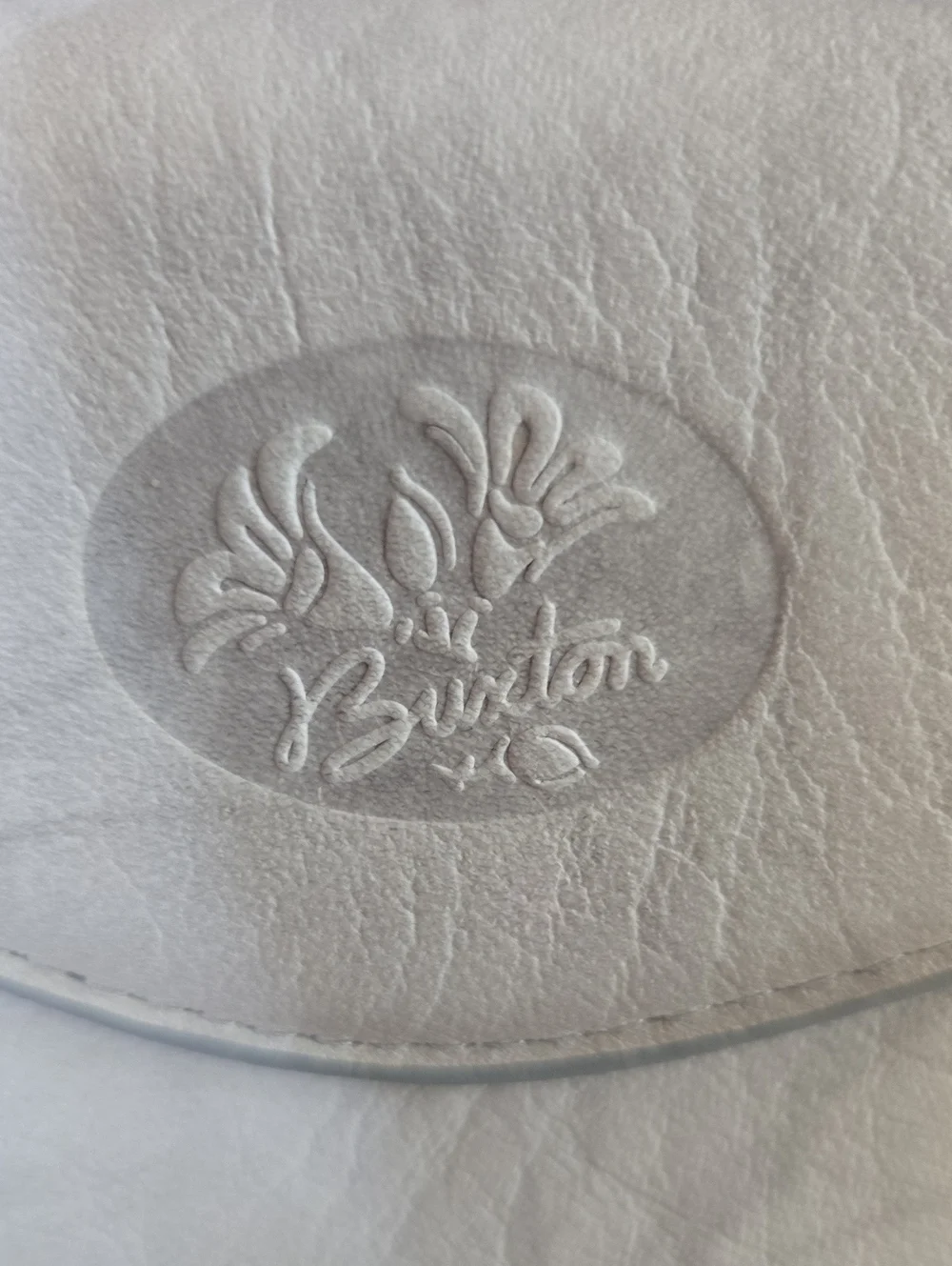 Burton Light Gray Leather Wallet Clutch